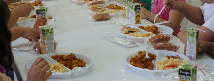 BCYM children's events always include a hot meal for the children and their parents. (Photo: Ashley al-Saliby)