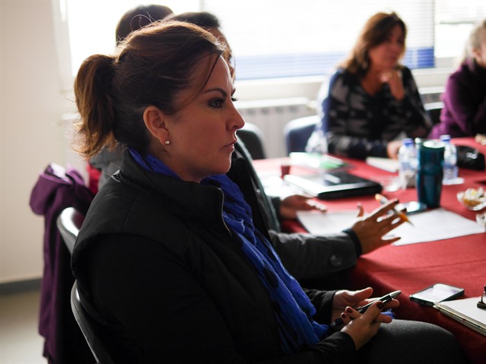 Joy in class during the January residency in Beirut, Lebanon. (Photo: ABTS Staff)