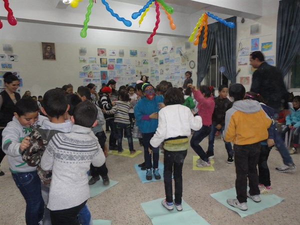 "Child Friendly Spaces" for Children Affected by the Crisis in Syria