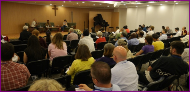 Participants in the 2015 Middle East Consultation Listen to a Panel Discussion (Photo: ABTS)