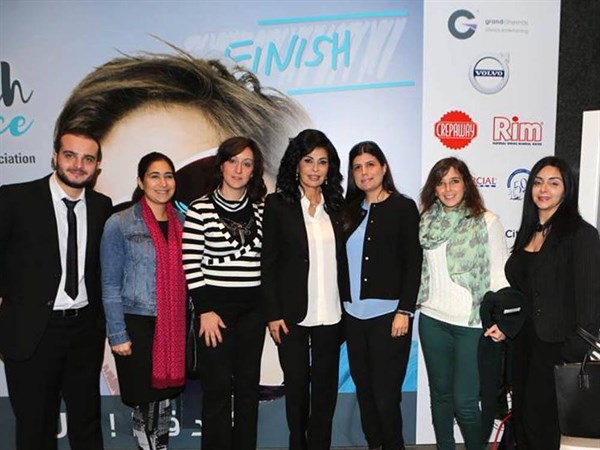 SKILD staff members along with LSESD staff members (SKILD’s parent organization), pictured with Beirut Marathon founder, May El Khalil. (Photo: The SKILD Team)